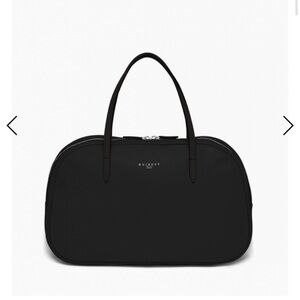 GUIBERT PARIS Bowling Bag in Taurillion Pessoa Black Leather